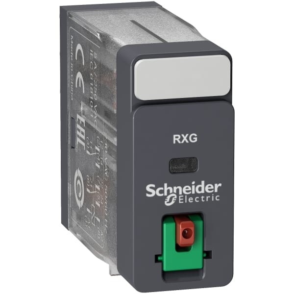 SCHNEIDER ELECTRIC - Steckb. Interface-Relais RXG, 2 W, 5 A, 230VAC, ohne LED, mit Prüftaste