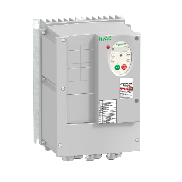 SCHNEIDER ELECTRIC - Frequenzumrichter ATV212, 1,5kW, 480V, 3-ph., EMV Klasse C2, IP55