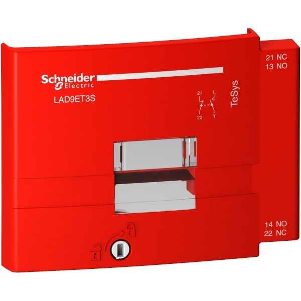 SCHNEIDER ELECTRIC - Schutzabdeckung, Kennzeichnung Sicherheitskreis, rt, D80-95