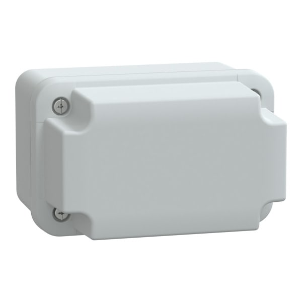 SAREL - Geh. ABS IP66 IK07 RAL7035 Inn.H105W65D85Auß.H117W74D94 undurchs. Abd.H40