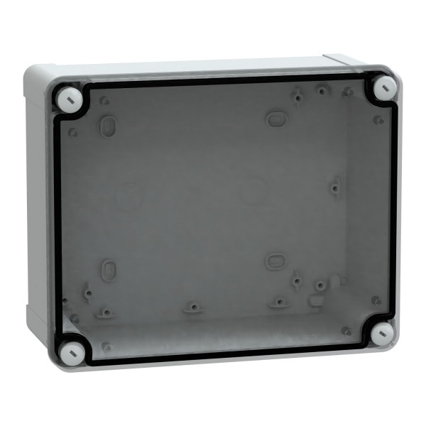 SAREL - PC-Geh. IP66 IK08 RAL7035 In.H225B175D100Auß.H241B191D128 Transp.cover H20