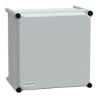 SAREL - Polyestergehäuse PLS Wandmontage 270x270x180mm IP66, blickdichte PC-Abdeckung