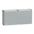 SAREL - Polyestergehäuse PLS Wandmontage 360x720x230mm IP66, blickdichte PC-Abdeckung