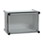 SAREL - Polyestergehäuse PLS Wandmontage 180x270x180mm IP66, transparente PC-Abdeckung