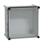 SAREL - Polyestergehäuse PLS Wandmontage 270x270x180mm IP66, transparente PC-Abdeckung