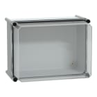 SAREL - Polyestergehäuse PLS Wandmontage 270x360x230mm IP66, transparente PC-Abdeckung