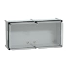 SAREL - Polyestergehäuse PLS Wandmontage 270x540x230mm IP66, transparente PC-Abdeckung