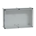 SAREL - Polyestergehäuse PLS Wandmontage 360x540x230mm IP66, transparente PC-Abdeckung