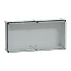 SAREL - Polyestergehäuse PLS Wandmontage 360x720x230mm IP66, transparente PC-Abdeckung