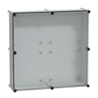 SAREL - Polyestergehäuse PLS Wandmontage 540x540x180mm IP66, transparente PC-Abdeckung