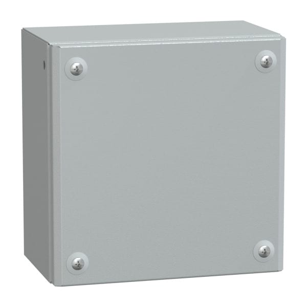 SAREL - Flaches Stahlgehäuse Spacial SBM 200x200x120mm IP66 IK10