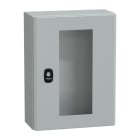SAREL - Spacial S3D tspt Tür ohne Montageplatte. H400xB300xT150 IP66 IK08 RAL7035.