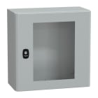 SAREL - Spacial S3D tspt Tür ohne Montageplatte. H400xB400xT200 IP66 IK08 RAL7035.