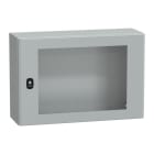 SAREL - Spacial S3D tspt Tür ohne Montageplatte. H400xB600xT200 IP66 IK08 RAL7035.