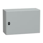SAREL - Spacial S3D Volltür ohne Montageplatte H400xB600xT250 IP66 IK10 RAL7035.