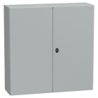 SAREL - Spacial S3D db Volltür m. Montageplatte H1000xB1000xT300 IP55 IK10 RAL7035.