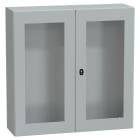 SAREL - Spacial S3D db tspt Tür o. Montageplatte H1000xB1000xT300 IP55 IK08 RAL7035.