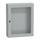 SAREL - Spacial S3D tspt Tür ohne Montageplatte. H1000xB800xT250 IP66 IK08 RAL7035.