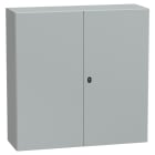 SAREL - Spacial S3D Volltür mit Montageplatte H1200xB1200xT400 IP55 IK10 RAL7035.
