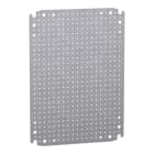 SAREL - Mikroperf. Montageplatte H300xB400m. Öffng. Durchm. 3,6mm auf 12,5mm Abstand