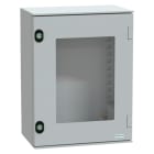 SAREL - Polyestergehäuse PLM Wandmontage, ohne MP H430xB330xT200mm IP66, transp. Tür