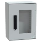 SAREL - Polyestergehäuse PLM Wandmontage, o.MP H430xB330xT200mm IP66, transp. Tür 3-P.-Verr