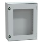 SAREL - Polyestergehäuse PLM Wandmontage, ohne MP H530xB430xT200mm IP66, transp. Tür
