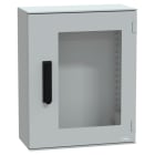 SAREL - Polyestergehäuse PLM Wandmontage, o.MP H530xB430xT200mm IP66, transp. Tür 3-P.-Verr