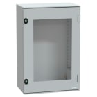 SAREL - Polyestergehäuse PLM Wandmontage, ohne MP H647xB436xT250mm IP66, transp. Tür