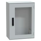 SAREL - Polyestergehäuse PLM Wandmontage, o.MP H747xB536xT300mm IP66, transp. Tür 3-P.-Verr