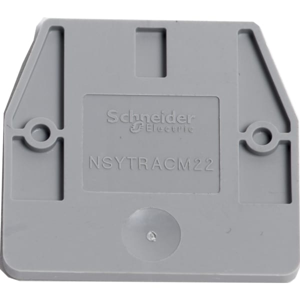 SCHNEIDER ELECTRIC - NSYTR Endabdeckung für Miniatur-Schraubklemmleiste, 1x1, 2,5mm2