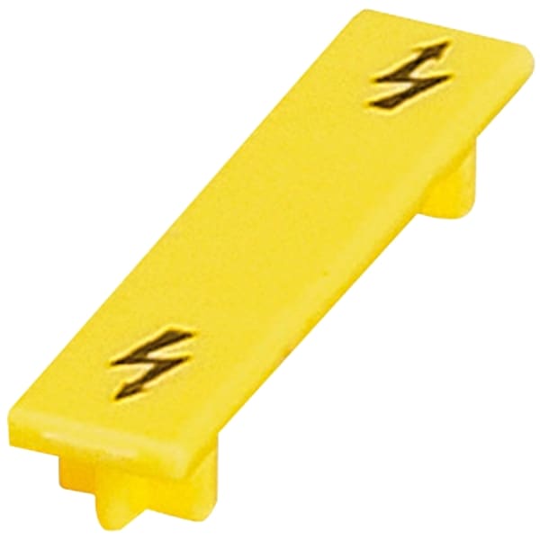 SCHNEIDER ELECTRIC - NSYTR Warnschild für Schraubklemmenleisten, 35mm2, gelb