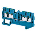 SCHNEIDER ELECTRIC - Reihenklemme PUSH-IN 2,5mm² 4fach BL