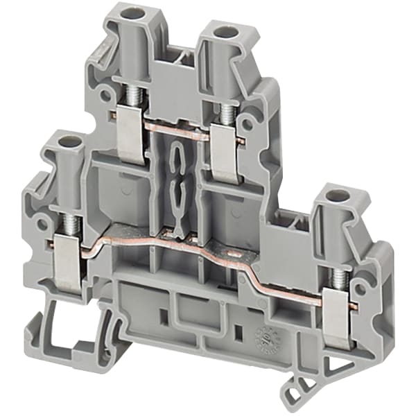SCHNEIDER ELECTRIC - Zweistockklemme Schraub. 2,5mm² 4fach GR