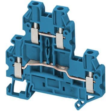 SCHNEIDER ELECTRIC - Zweistockklemme Schraub. 2,5mm² 4fach BL