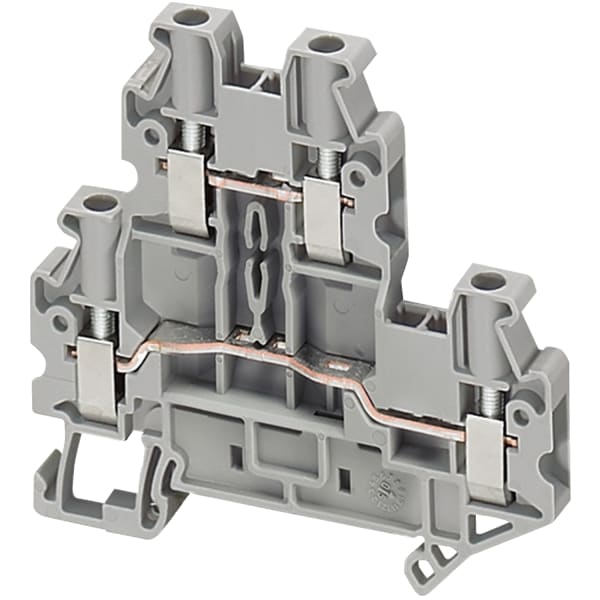 SCHNEIDER ELECTRIC - Zweistockklemme Schraub. 4mm² 4fach GR
