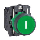 SCHNEIDER ELECTRIC - Drucktaster, Harmony XB5, Kunststoff, grün, beschriftet I, 22mm, tastend, 1S