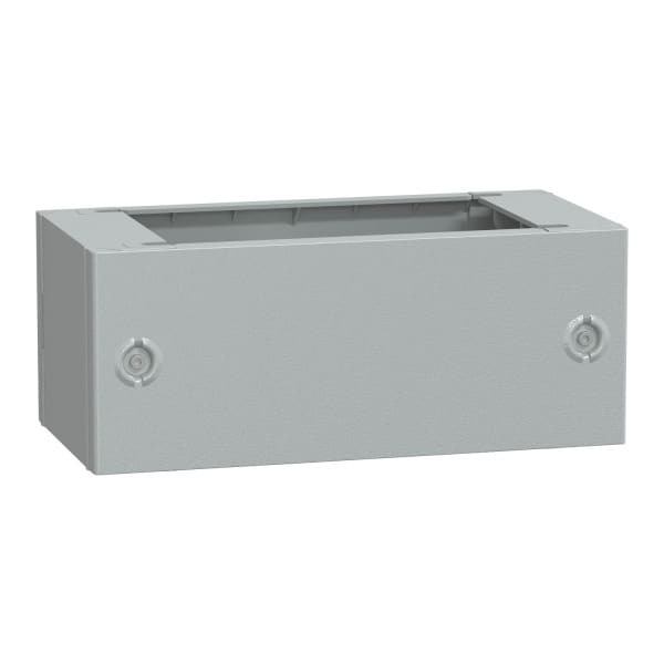 SAREL - Glasfaserverst. Polyester-Sockel f. Geh. PLA(T) 53 Frontöff.ng IP44-IK10 RAL7035