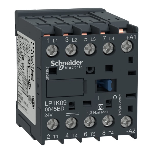 SCHNEIDER ELECTRIC - Leistungsschütz, 4p, 9A/AC1, 24V DC