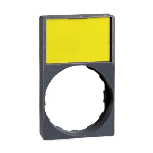 SCHNEIDER ELECTRIC - Schildträger 30x50mm m. Leerschild, für Ø 22 Geräte m. rundem Frontelement