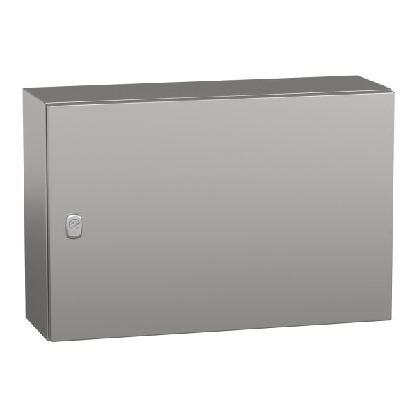 SAREL - SPACIAL S3X Edelstahl 304L, Scotch Brite-Oberfläche, H400xB600xT200mm.