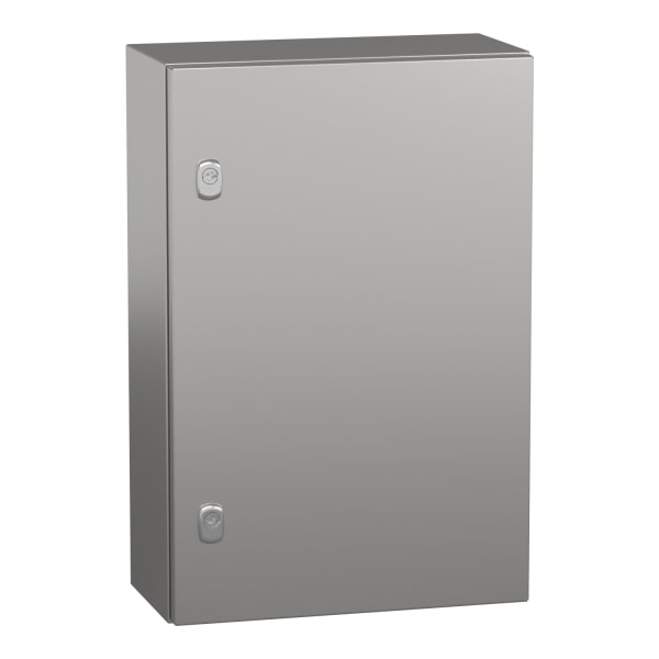 SAREL - SPACIAL S3X Edelstahl 304L, Scotch Brite-Oberfläche, H600xB400xT200mm.