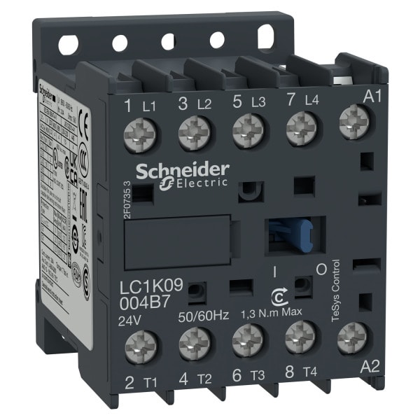 SCHNEIDER ELECTRIC - Leistungsschütz, 4p, 20A/AC1, Spule 24V 50/60Hz