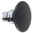 SCHNEIDER ELECTRIC - Pilzdrucktaster Frontelement XB4, Metall, 22mm, schwarz, Pilz 60mm, tastend