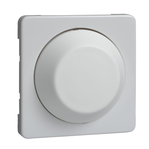 ELSO - Zentralplatte mit Drehknopf für Dimmer FASHION/RIVA/SCALA reinweiß