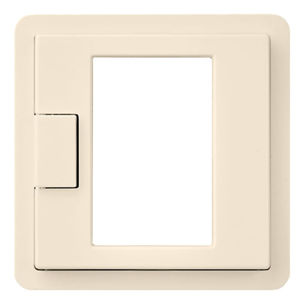 ELSO - Zentralplatte für Temperatur-Regler Touch Display FASHION/RIVA/SCALA reinweiß