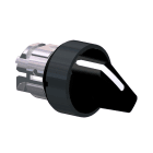 SCHNEIDER ELECTRIC - Wahlschalter Frontelement XB4, Metall, 22mm, schwarz, 2 Stell., rastend