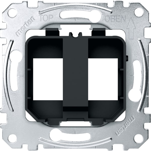 MERTEN - Tragplatten für Steckverbinder Modular Jack, schwarz/gelb