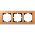 MERTEN - Holzrahmen, 3fach, Buche, M-PLAN