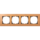 MERTEN - Holzrahmen, 4fach, Buche, M-PLAN